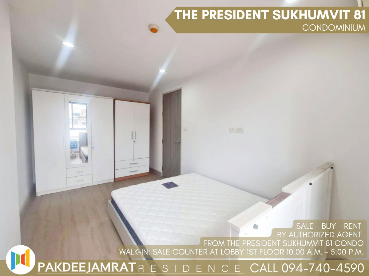 รูป 🅵🅾️🆁 🆁🅴🅽🆃  𝗧𝗵𝗲 𝗣𝗿𝗲𝘀𝗶𝗱𝗲𝗻𝘁 𝗦𝘂𝗸𝗵𝘂𝗺𝘃𝗶𝘁 𝟴𝟭 1 ห้องนอน 1 ห้องน้ำ  ขนาด 35 ตร.ม. 16,000 บาท / เดือน - รูปที่ 3/9