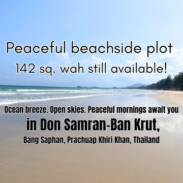 Beachfront Land, 142 sq. wah – Ideal for Private Villa