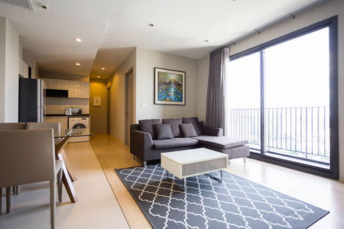 Condo for Rent HQ by Sansiri, 2 Bedroom 80 Sqm Fully Furnished with Bathtub Near BTS Thonglor, Ekkamai, Phrom Phong, Sukhumvit : YA25R-015