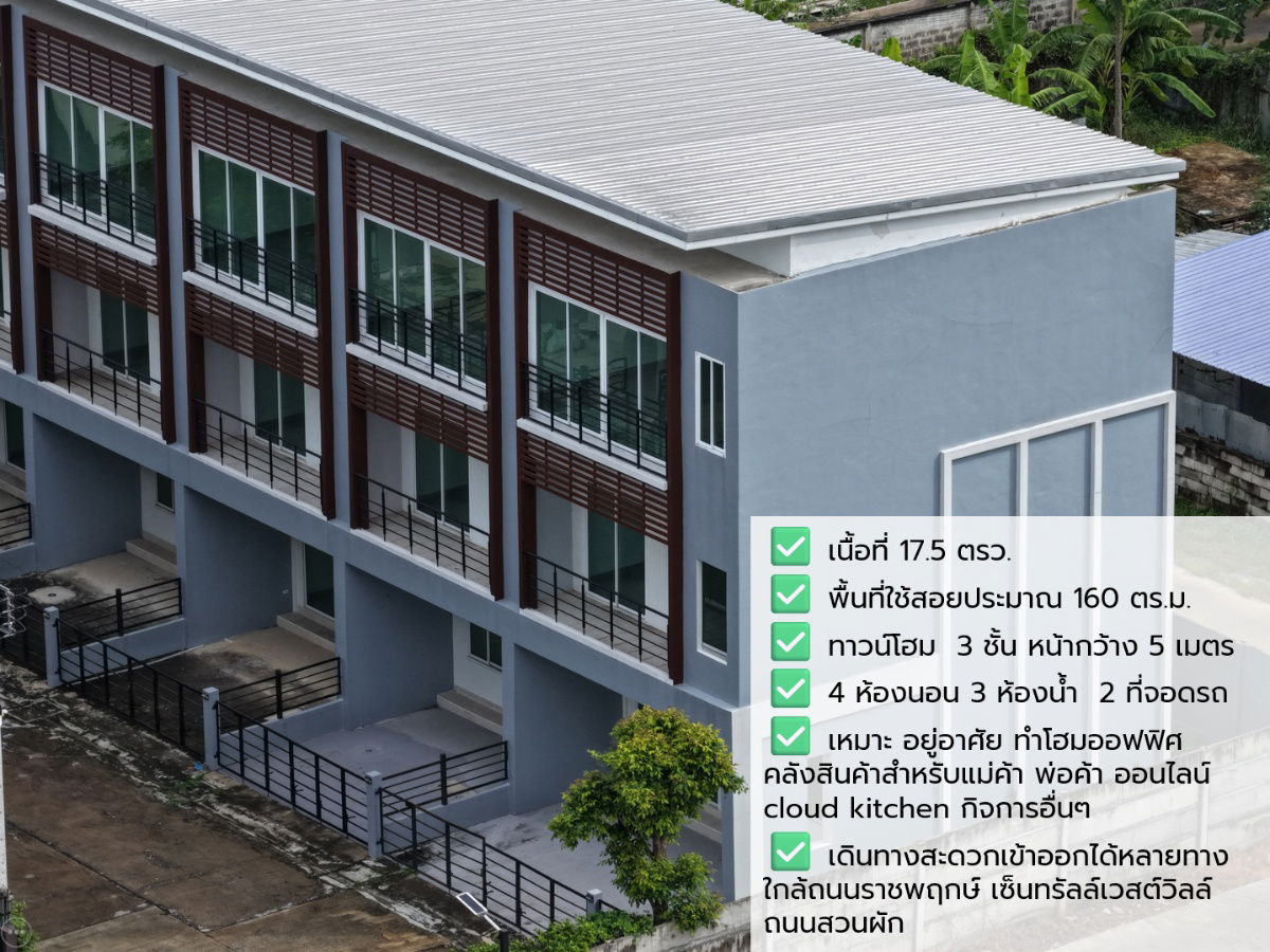 รูป ทาวน์โฮมมือ1!! ใกล้เซ็นทรัลเวสต์วิลล์!! ขาย บ้าน ทาวน์โฮม 3 ชั้น 17.5 ตร.ว. โครงการ Royal Home ราชพฤกษ์ ทำเลดีใกล้ ราชพฤกษ์ สวนผัก บางกรวย - รูปที่ 3/23