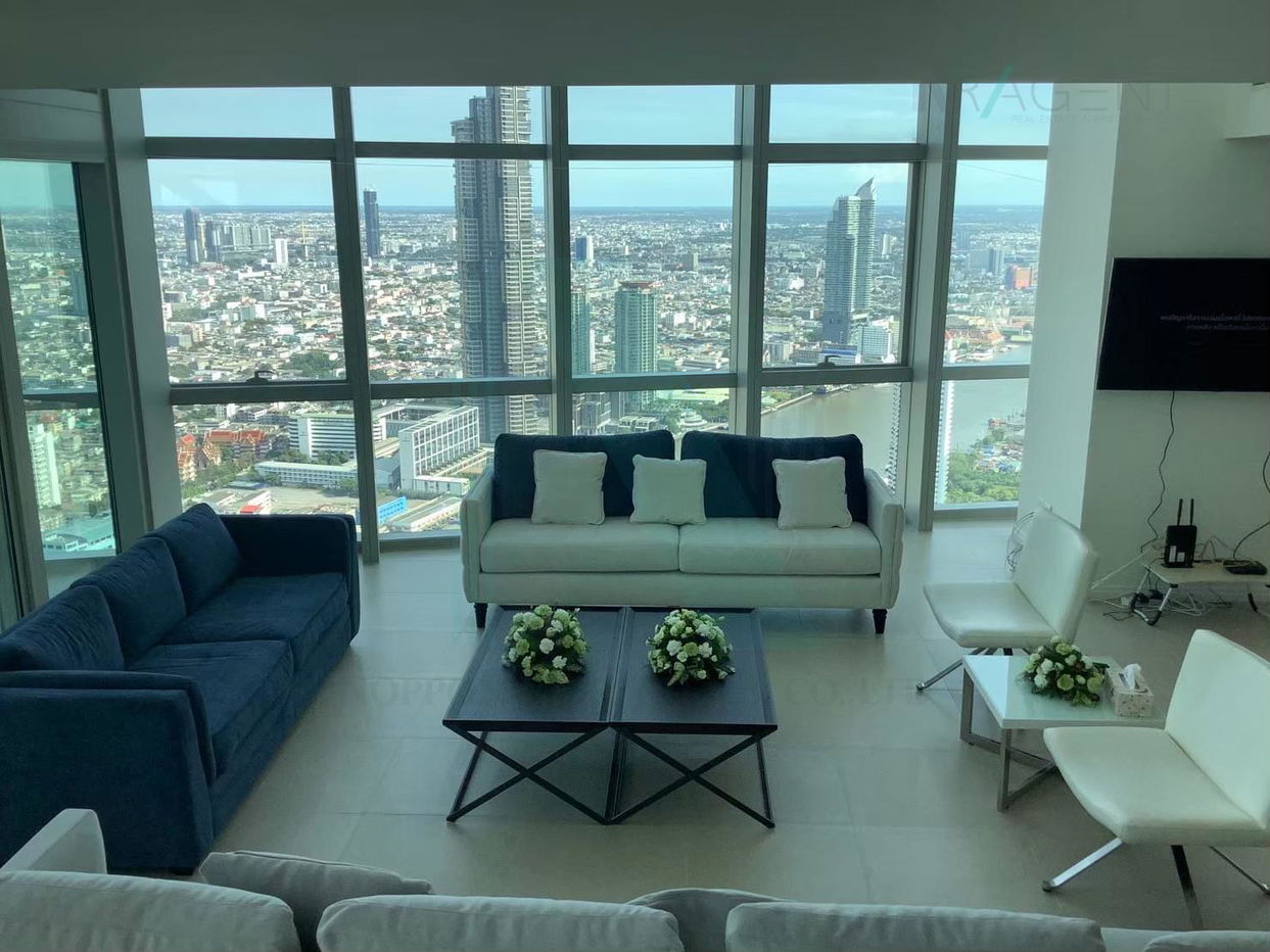 picture 📌 For Rent Condo THE RIVER Building 1, Floor 67,Duplex 3 bed room, Room size 410 sqm - 5/8