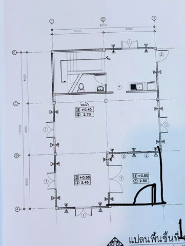picture Cloud Eleven 900m. BTS Bangjak 398m For rent 2-storey home office 52sq.wa. 200sq.m. Wisdom101 800m. - 6/8