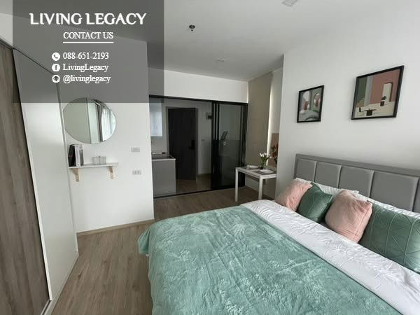 รูป SQIOBC ให้เช่าคอนโด The Rich Rama 9 - Srinakarin 26.79 ตร.ม. ชั้น 16 line id : @livinglegacy - รูปที่ 4/6