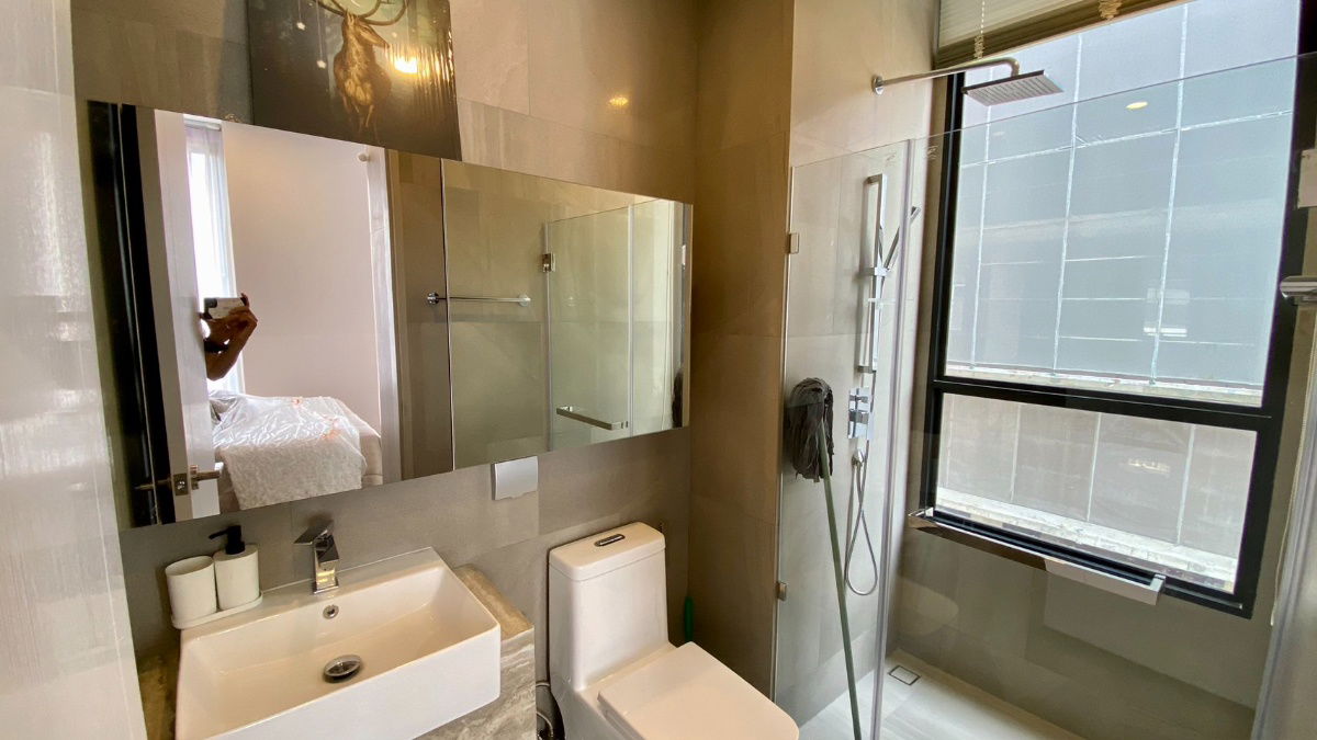picture 2 bedroom, 2 bathroom rental room, 45,000 baht, ready to move in, Park Origin Phayathai, near Phayathai BTS station - 9/10