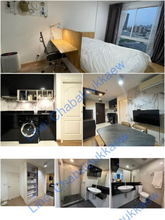 picture For rent !! Chateau In Town Vibhavadi 10 | 15K. per month  |  1Bed 1Bath |  34.5 sq.m.  7th Floor  - 4/4