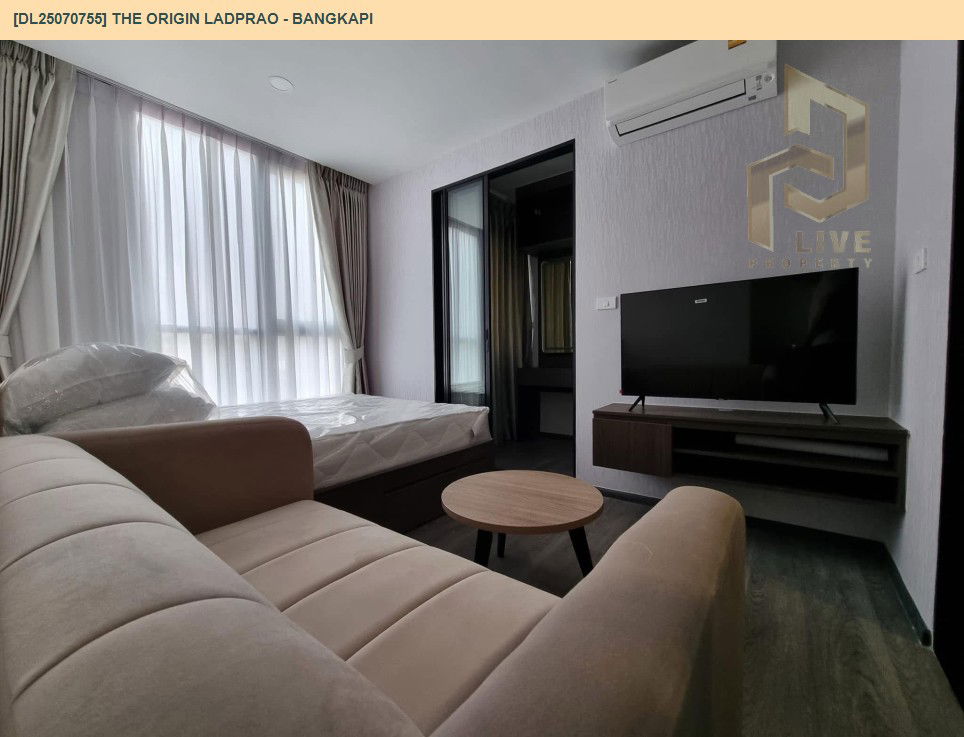 picture DL25070755 Condo for rent, THE ORIGIN LADPRAO - BANGKAPI near -, ready to move in, call urgently 0656133286 LineID @534wlwof - 4/11