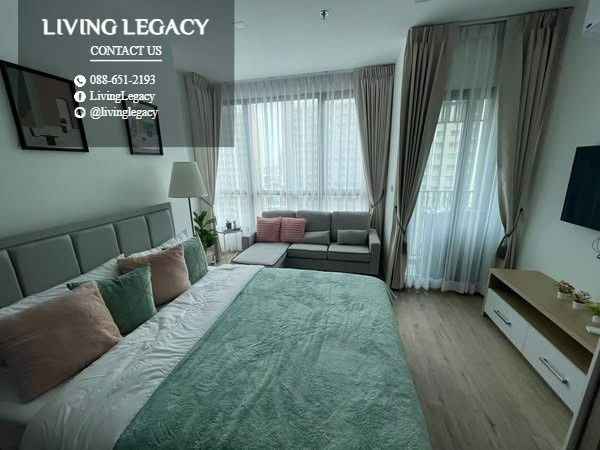 รูป SQIOBC ให้เช่าคอนโด The Rich Rama 9 - Srinakarin 26.79 ตร.ม. ชั้น 16 line id : @livinglegacy - รูปที่ 2/6
