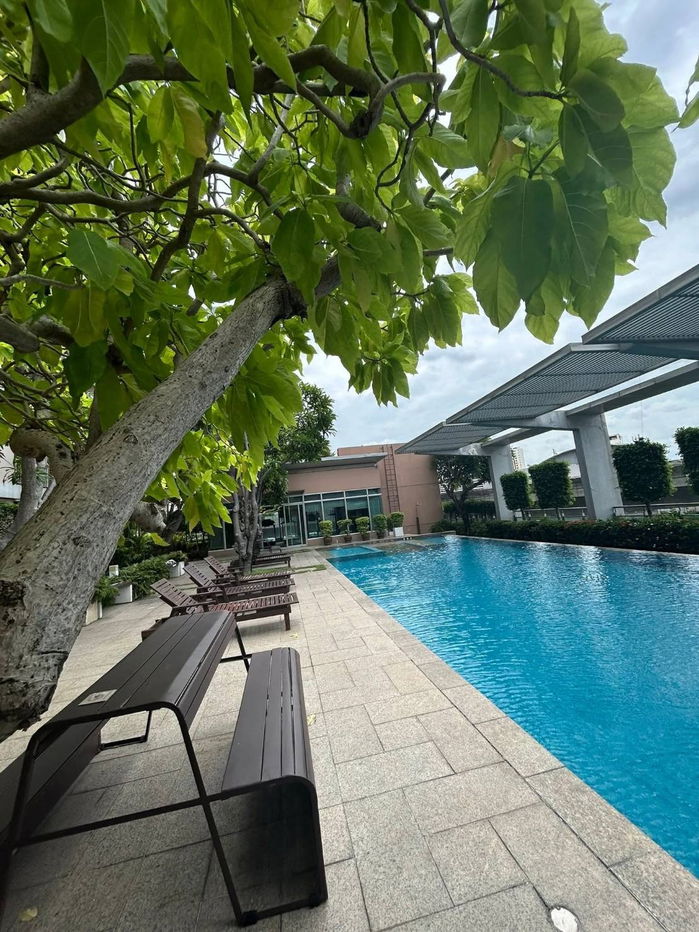 picture Condo for rent, Centric Scene Sukhumvit 64, beautiful room, pool view, next to the BTS. - 4/27