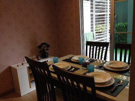 picture 2 bedroom condo with private garden for rent near BTS Prompong - 5/8