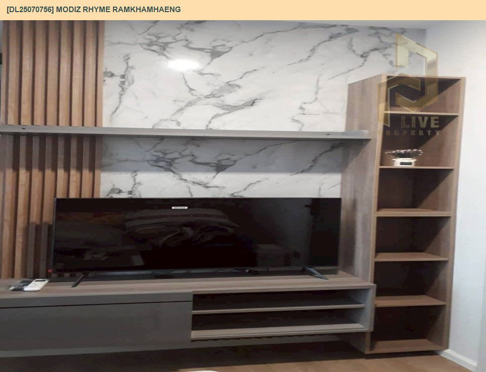 picture DL25070756 Condo for rent, Modiz Rhyme Ramkhamhaeng near MRT รามคำแหง, ready to move in, call urgently 0656133286 LineID @534wlwof - 6/9