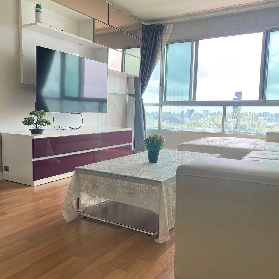 picture 📌 For Sell Condo LUMPINI PARK RIVERSIDE RAMA 3 Building B, Floor 36,2 bed room, Room size 64 sqm - 7/8