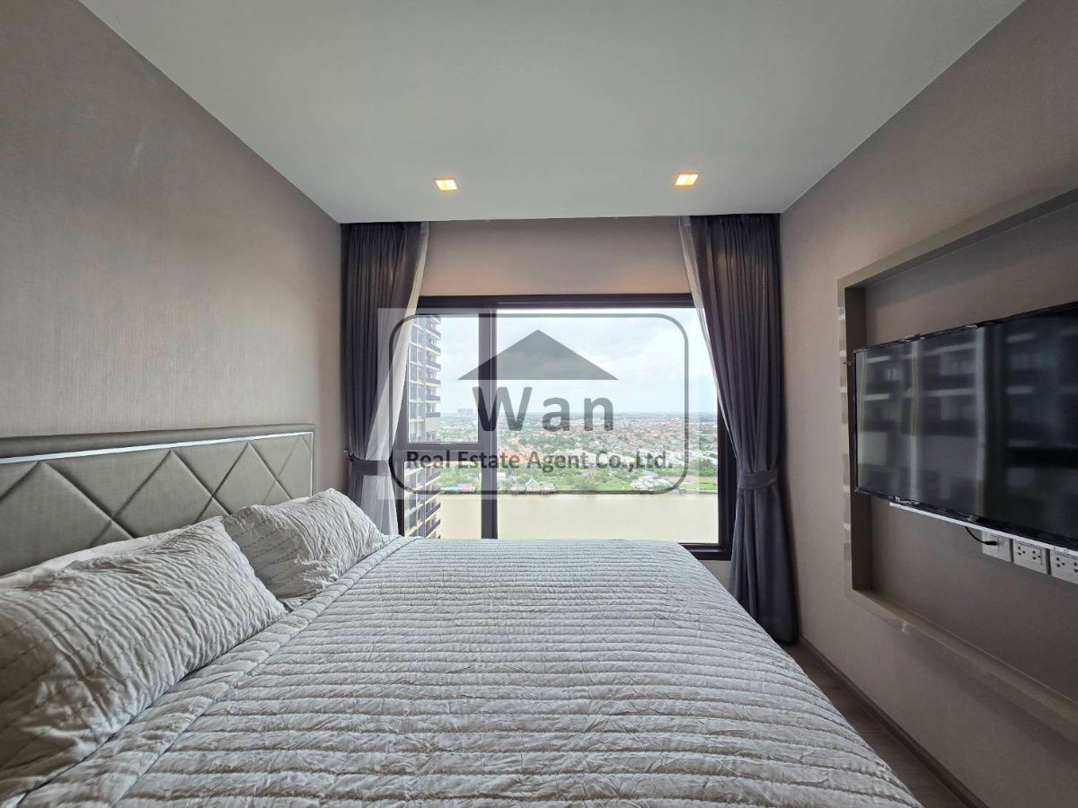 รูป ให้เช่า politan rive แบบ 2 ห้องนอน 52 ตร.ม. วิวสวนและแม่น้ำ ครบพร้อมอยู่ - รูปที่ 4/18