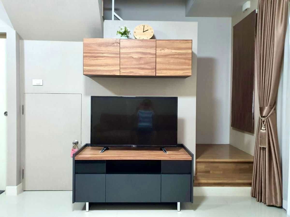 picture Townhouse for rent 📍 Baan Klang Muang Ratchaphruek-Rama 5 📍 3 bedrooms, 3 bathrooms, fully furnished and equipped with electrical appliances - 4/15