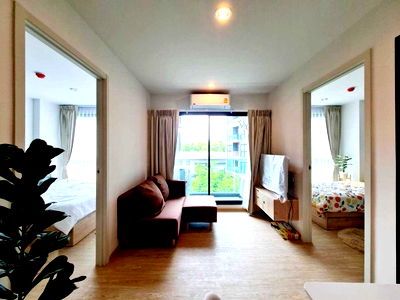 Condos for rent Singapore International School of Bangkok (SISB) : (LA1-93)(For Rent)🩵The Excel Ratchada 18🩵Call : 064-242-6068