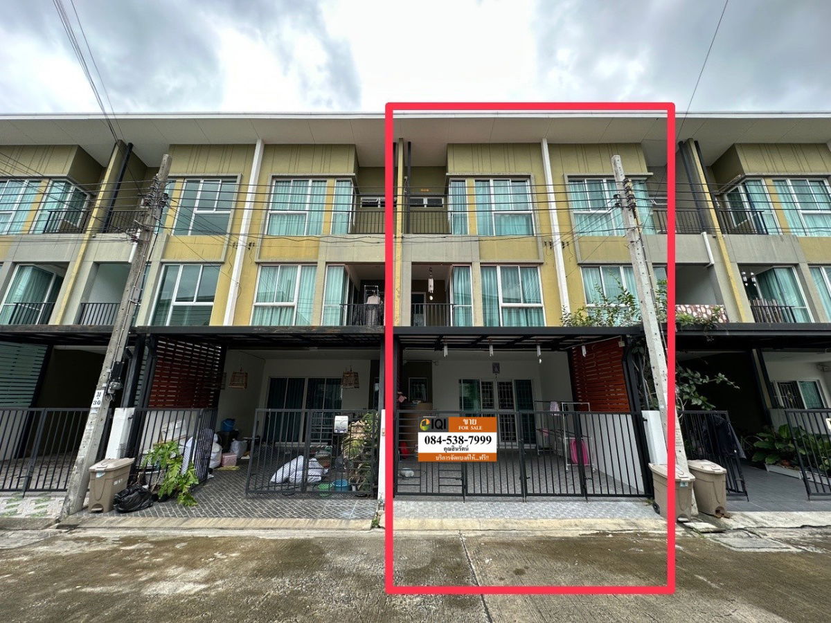 รูป ขายทาวน์โฮม 3 ชั้น หมู่บ้านเบล็สทาวน์ รามอินทรา 127 (Bless Town Ramintra 127) ถนนรามอินทรา #LB122 – 001059 - รูปที่ 1/20