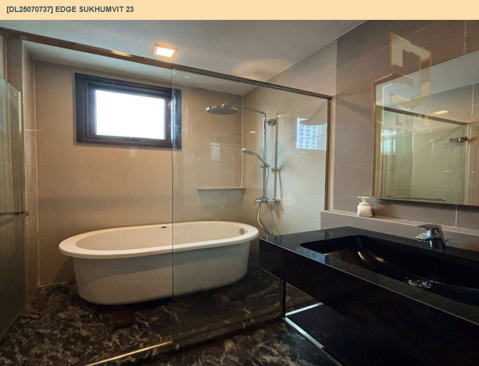 รูป DL25070737 ให้เช่าคอนโด เอดจ์ สุขุมวิท 23 (Edge Sukhumvit 23) ใกล้ BTS อโศก พร้อมเข้าอยู่ โทรด่วน 0638692663 LineID @534wlwof - รูปที่ 21/25