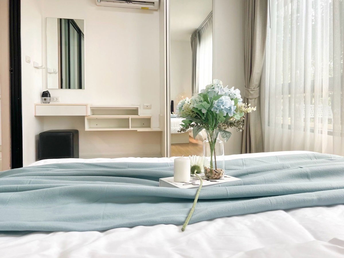 picture P1101 Condo for rent Chewathai Kaset-Navamin, near the university. Kaset and BTS, beautiful room, fully furnished, ready to move in. - 4/13
