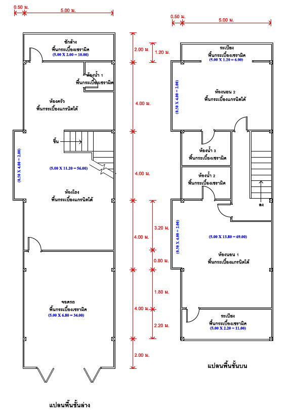 picture ทาวน์เฮ้าส์ 124 square meter Songkhla Hat Yai Ban Phru for 1293000 THB - 11/12