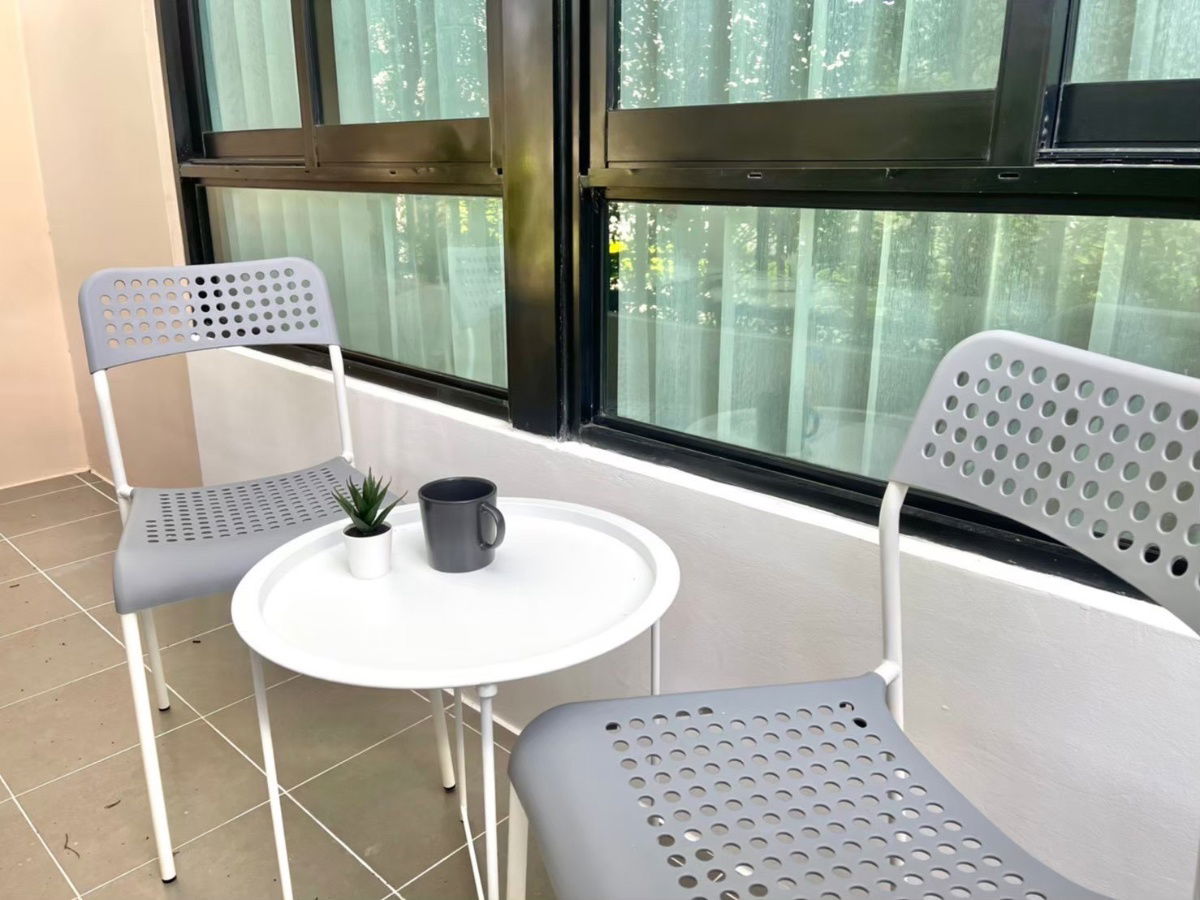 picture P1101 Condo for rent Chewathai Kaset-Navamin, near the university. Kaset and BTS, beautiful room, fully furnished, ready to move in. - 13/13