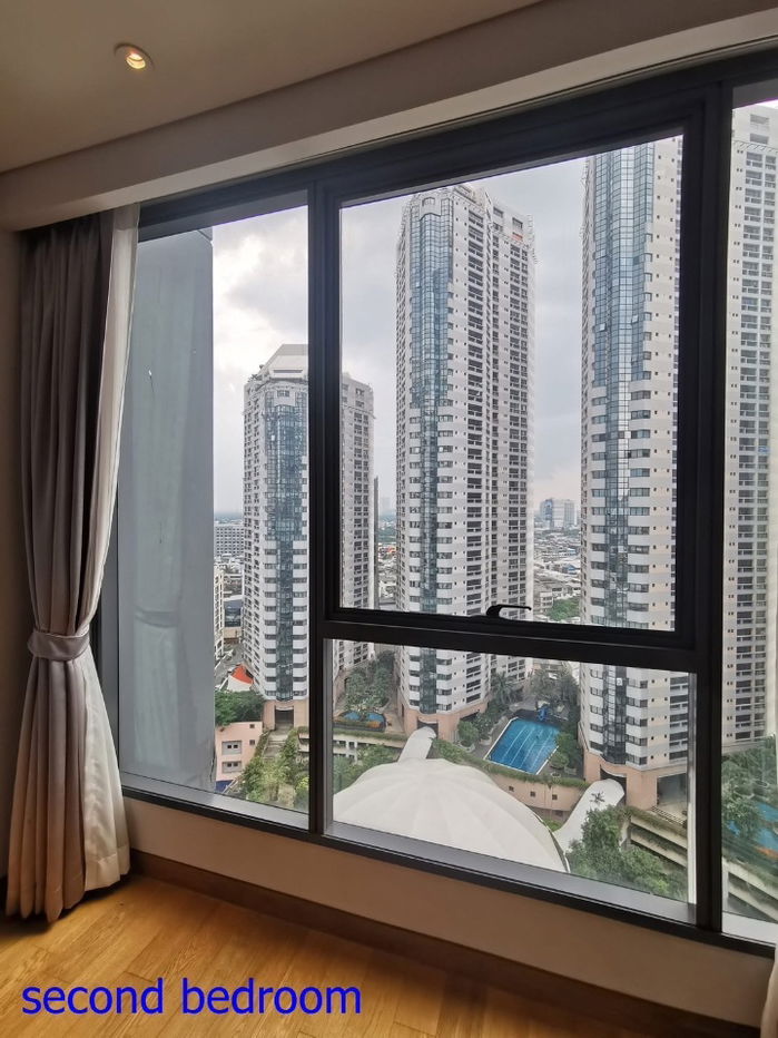 picture The Lumpini 24 for rent 2br.2bath 54.3 sqm. corner Bang Krachao view and City View, beautifully decorated, 15th floor - 11/26