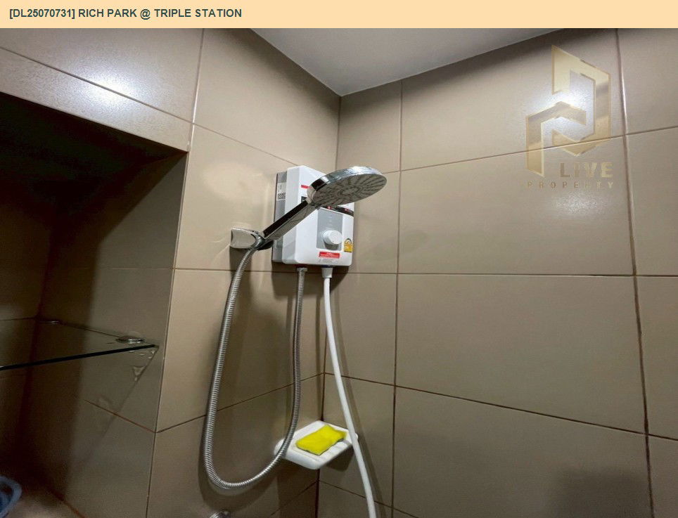picture DL25070731 Condo for rent, Rich Park @ Triple Station near รถไฟสถานีหัวหมาก, ready to move in, call urgently 0656133286 LineID @655ebbvc - 14/16