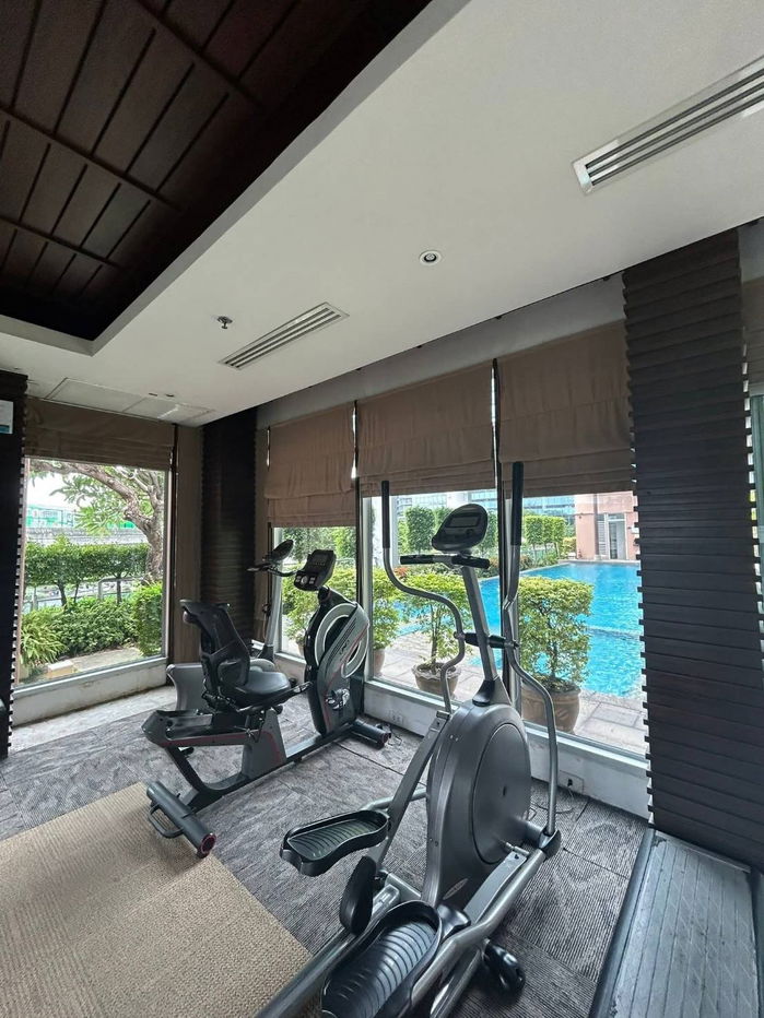 picture Condo for rent, Centric Scene Sukhumvit 64, beautiful room, pool view, next to the BTS. - 18/27