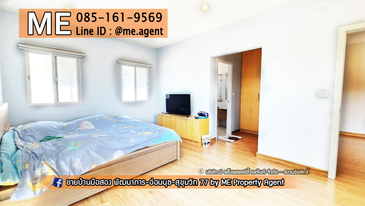 picture Rent New house, Passorn Prestige, Pattanakarn 38 size 250 sqm fully furnished, Pattanakarn - Srinakarin - On Nut, call 064-954-9619 (RBJ19-76). - 16/25