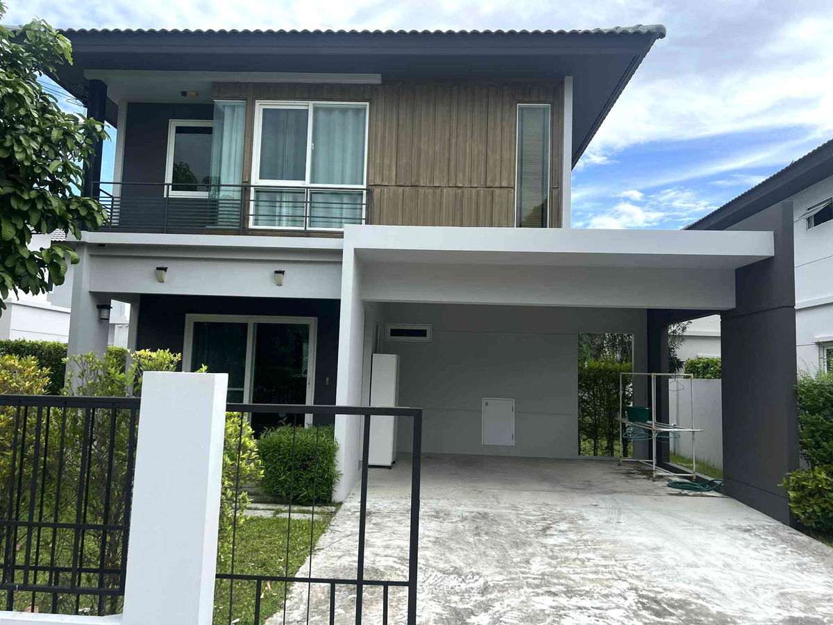 รูป บ้านเดี่ยวให้เช่า สันกำแพงสายใหม่ ใกล้โรงเรียนนานาชาติ 4 แห่งเส้นซุปเปอร์ไฮเวย์  - รูปที่ 1/17