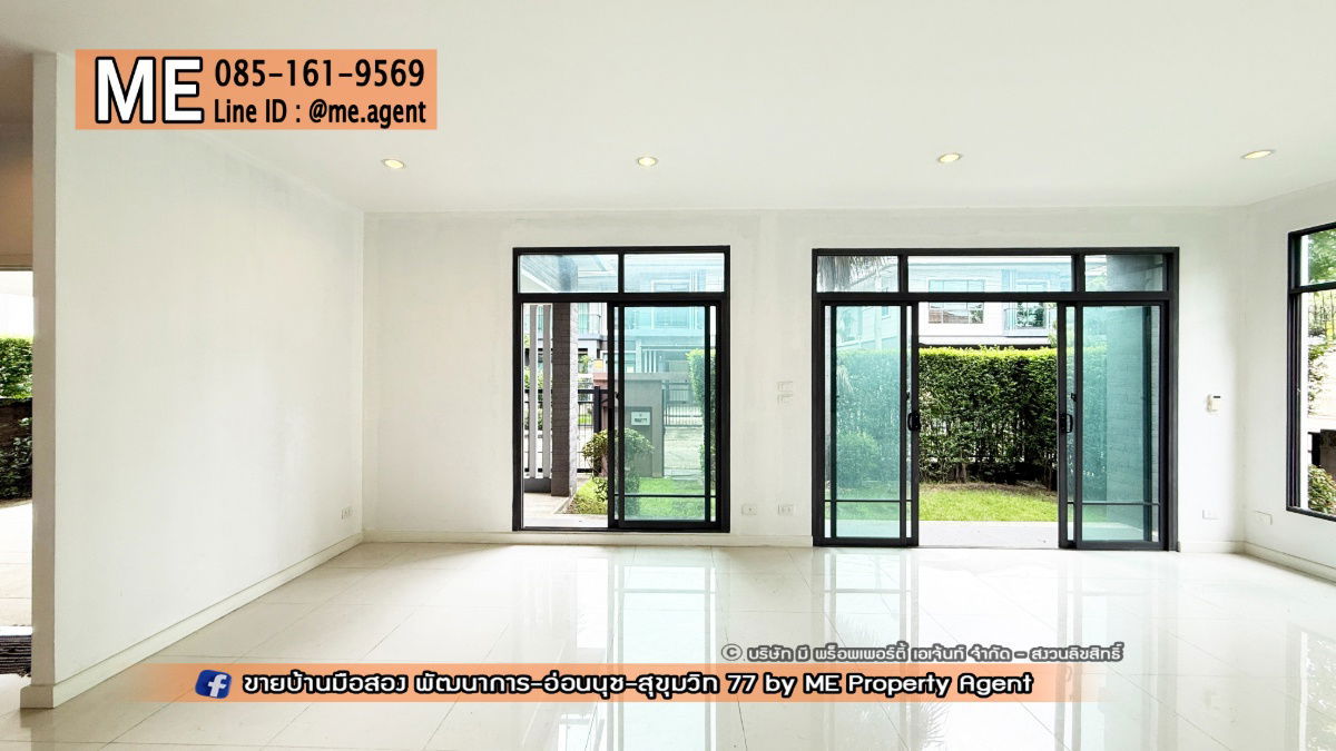 picture 𝐍𝐄𝐖! 𝐅𝐨𝐫 𝐒𝐚𝐥𝐞 Single House THE PALM Patthanakarn 38, new project, peaceful, prime location, On Nut - Sukhumvit, call 085-161-9569 (BI11-83) - 8/25
