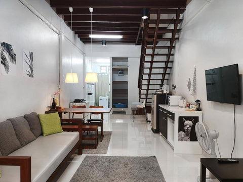 🏡 2-storey townhouse for rent 🐱 Cats allowed, near BTS Krung Thon Buri, 33,500 baht, property code: RS1026