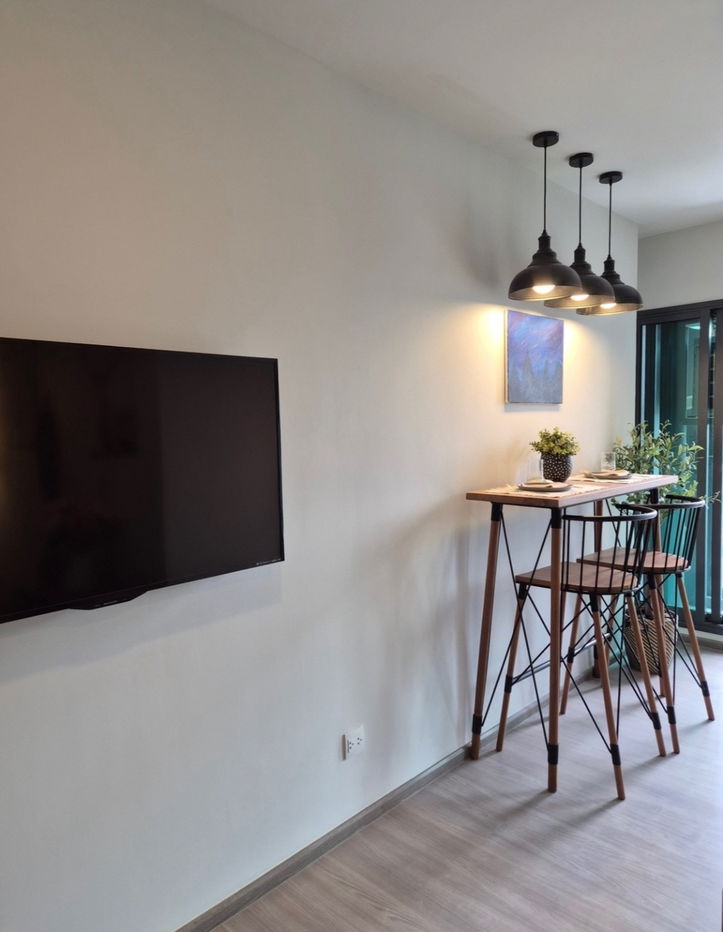 picture For rent Aspire Sukhumvit Rama 4 fully furnished 1 bed 31 sqm. 18,000 baht - 8/13