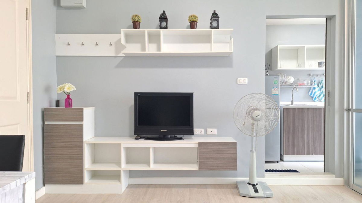 picture For rent (short term) D Condo Sign next to Central Festival, Building D, 7th floor, size 30 sq m. ▪️1 bedroom ▪️1 bathroom ▪️1 kitchen - 7/28