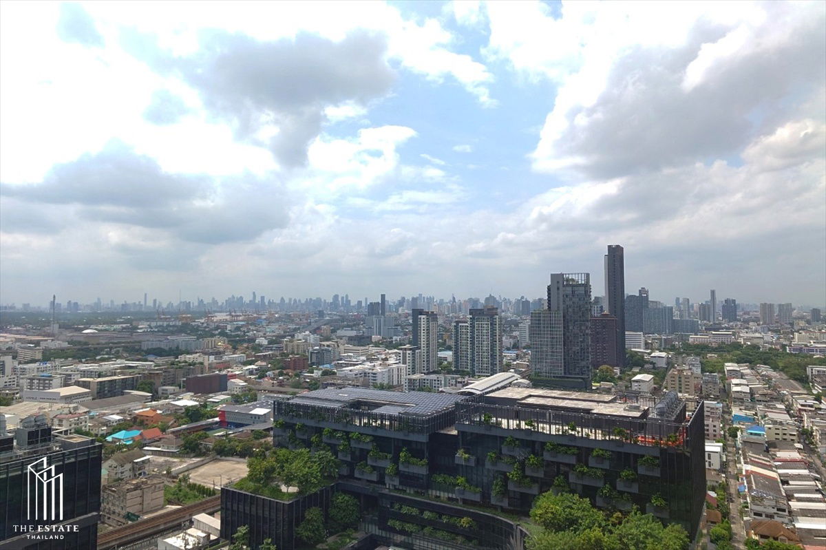 รูป For rent Whizdom Essence ชั้นสูง ได้วิวเมืองและแม่น้ำเจ้าพระยามุมโค้งน้ำบางกระเจ้า 1 bedroom @25,000 Baht - รูปที่ 5/5