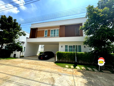 บ้านเดี่ยวให้เช่า : 🔑 RENT / SALE บ้านเดี่ยว MODEN บางนา-เทพารักษ์ (บางบ่อ) จาก AP 🏡 หลังใหญ่ สวยใหม่ พร้อมอยู่ หน้าโครงการ ใกล้คลับเฮาส์