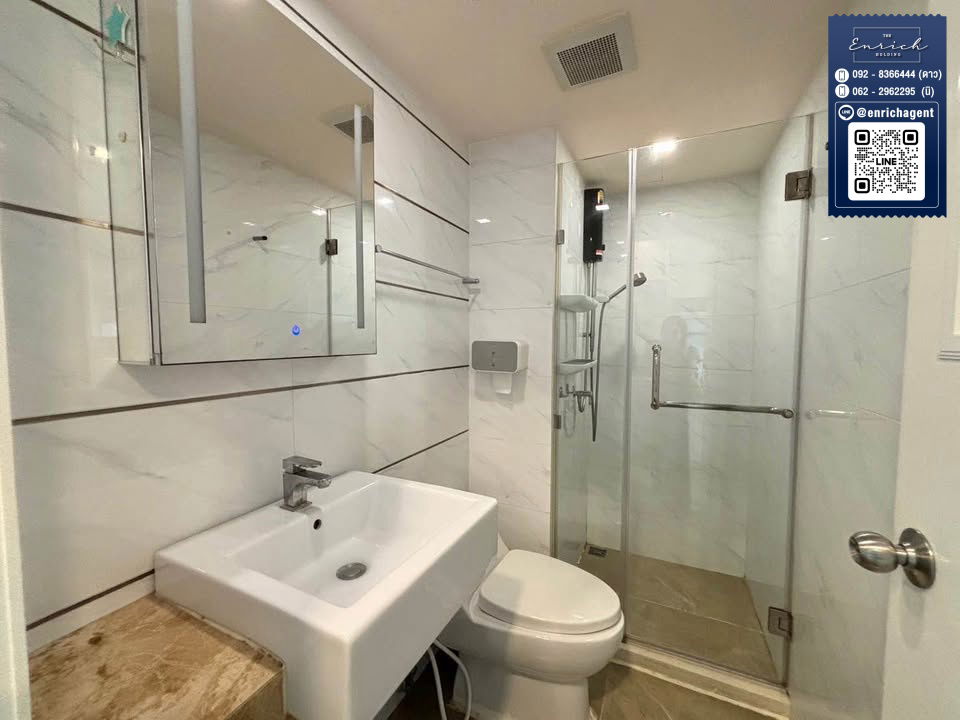 picture 💙For rent The Light New York, corner room, airy, BTS Punnawithi💙 Call 092-8366444 Dao // Line id: @enrichagent - 9/10