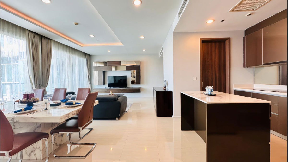 รูป ว่างพร้อมอยู่! Menam Residences. 3นอน 160ตร.ม. Line id: @pfagent - รูปที่ 3/21