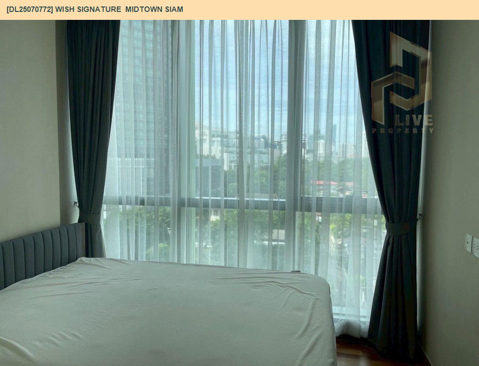 picture DL25070772 Condo for rent, Wish Signature  Midtown Siam near BTS Ratchathewi, ready to move in, call urgently 0656133286 LineID @655ebbvc - 2/11