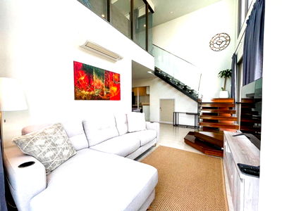 ขายคอนโด : 🔥HOT DEAL ขายคอนโด เดอะ ทรี  [ The Tree Sukhum 64 ] Duplex 2 ห้องนอน ขาย พร้อมผู้เช่า 