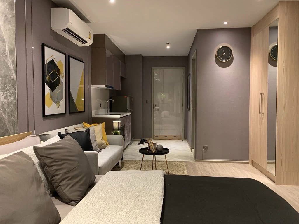 รูป ให้เช่าห้อง Studio 30 ตร.ม.ห้องสวย Built-in อย่างดี เฟอร์ครบ+เครื่องใช้ไฟฟ้าครบ  - รูปที่ 4/7