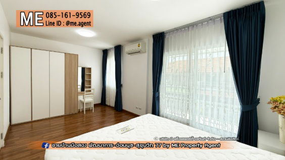 picture For Rent Townhouse Pruksa Ville 57 Pattanakarn, New Furniture, Ready to move in, near Ekkamai, Thonglor, Sukhumvit, call 064-954-9619 (RTB22-22) - 8/21
