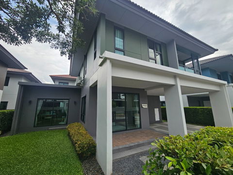 No.194 ขายบ้านเดี่ยว แต่งครบ 4 ห้องนอน 🏡📍ติดถนนลำลูกกา สะดวก BTSสถานีคูคต [ เศรษฐสิริ วงแหวน-ลำลูกกา ] Setthasiri Wongwaen-Lamlukka