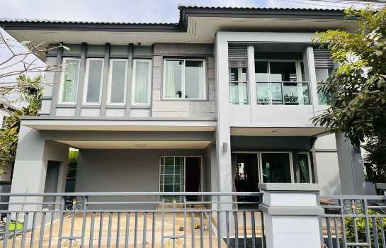 รูป [Duplicate]ให้ เช่าบ้านเดี่ยว พร้อมเฟอร์นิเจอร์ ทำเลพระราม 5 – ราชพฤกษ์ - รูปที่ 1/12