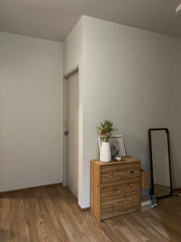 picture Unio Sukhumvit72 Beautiful Muji style room, 2 bedrooms, 1 bathroom, ready to enter in the middle of August, make an appointment in advance  - 6/12