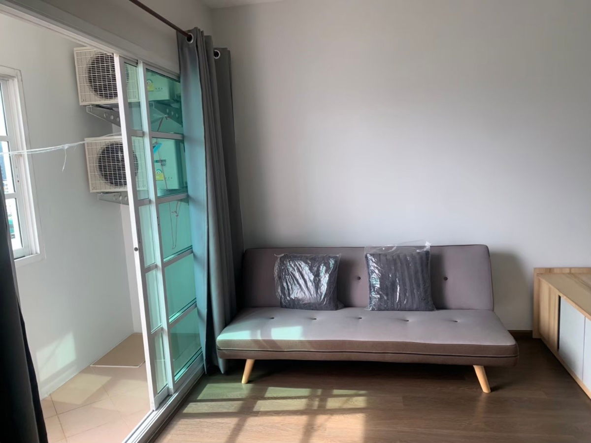 picture 🌈Huai Khwang/Pracha Uthit 6~2 bedrooms, 2 bathrooms, 2 balconies~60 sq m ~Lots of food😋   🏦Condo for rent, near MRT Huai Khwang 1.2 kilometers - 3/8