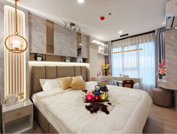 picture 📣 For Rent: Terra Residence 1, Thammasat University 1 Bedroom, 30 sq.m., North-facing balcony 24th Floor - 3/9