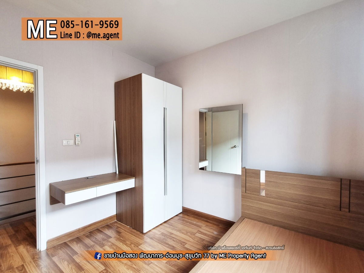 picture Rent Townhouse Pruksaville 57  Pattanakarn 38 near BTS Onnut Call 064-954-9619  (RTB14-26) - 21/21