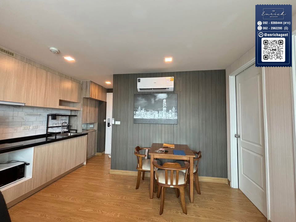 picture 💙For rent The Light New York, corner room, airy, BTS Punnawithi💙 Call 092-8366444 Dao // Line id: @enrichagent - 4/10