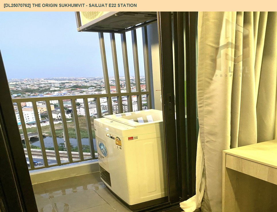 picture DL25070762 Condo for rent, THE ORIGIN SUKHUMVIT - SAILUAT E22 STATION near BTS Sai Luat, ready to move in, call urgently 0656133286 LineID @534wlwof - 8/12