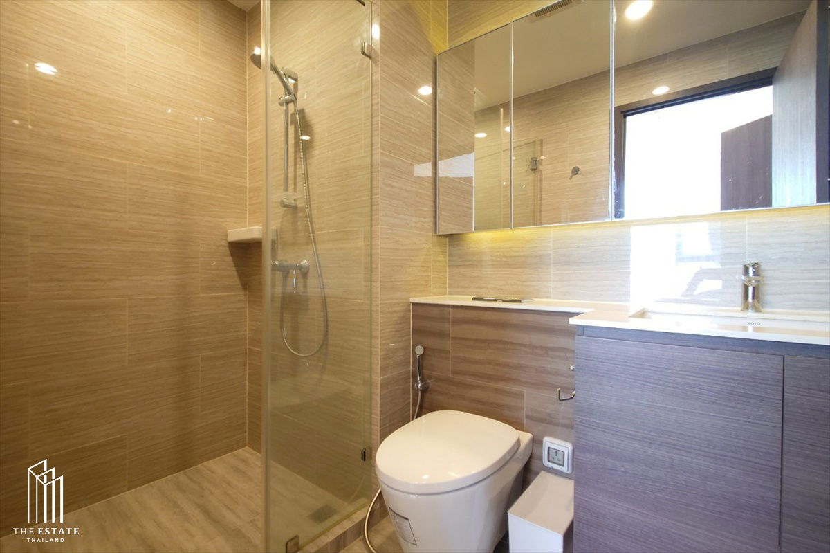 รูป For rent Whizdom Essence ชั้นสูง ได้วิวเมืองและแม่น้ำเจ้าพระยามุมโค้งน้ำบางกระเจ้า 1 bedroom @25,000 Baht - รูปที่ 3/5