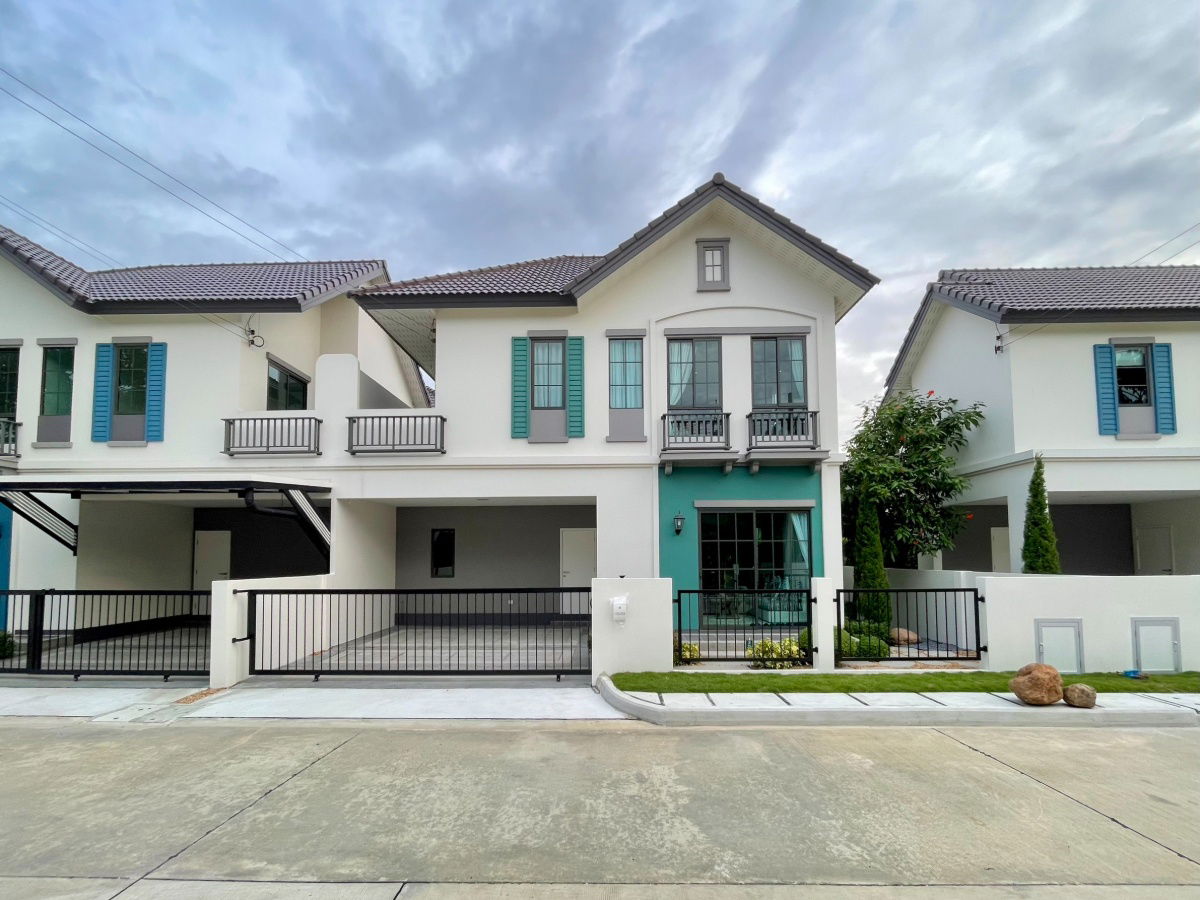 picture Fully furnished and move-in ready! 📍 Anasiri Salaya–Pinklao Project (Unit No. 100/208) — North-facing, near the clubhouse 🏡 Twin house by Sansiri - 1/16